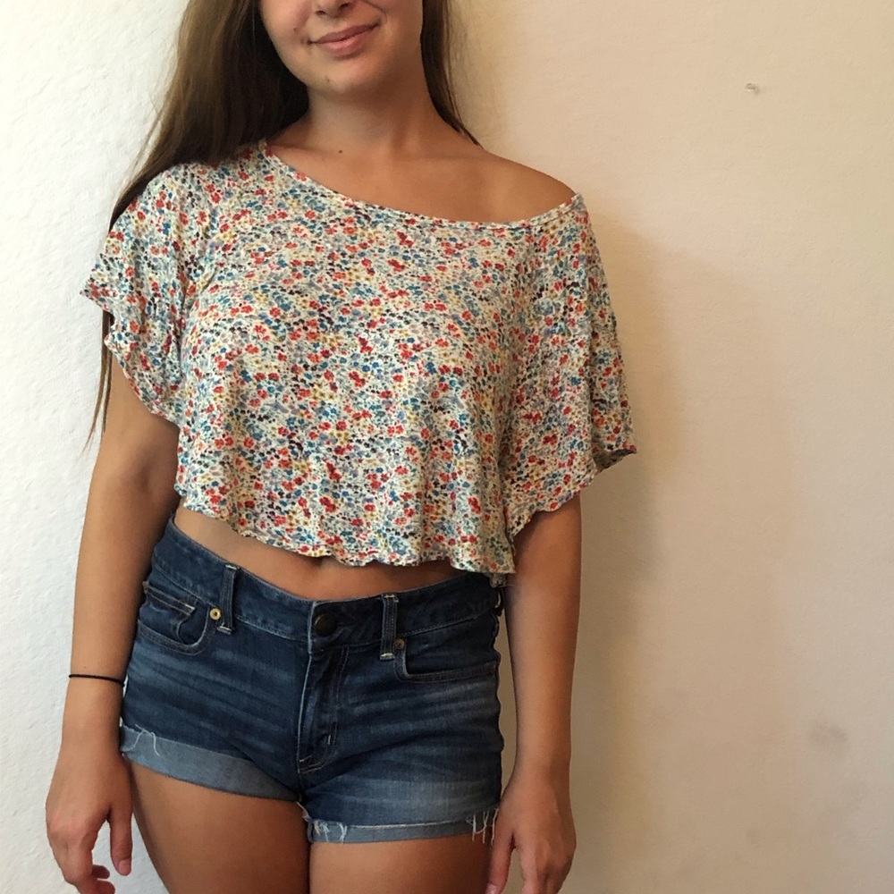 Floral Crop Top - Small